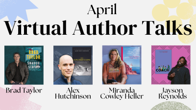 April virtual author talks