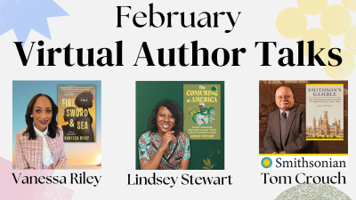 February virtual author talks