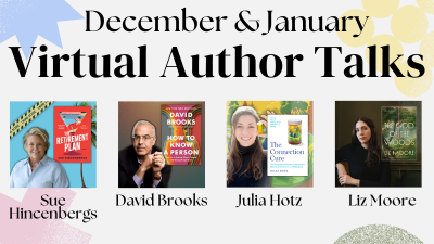 December and January virtual author talks